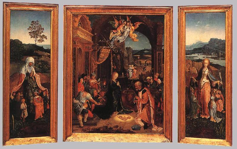 BEER, Jan de Triptych  hu255 France oil painting art